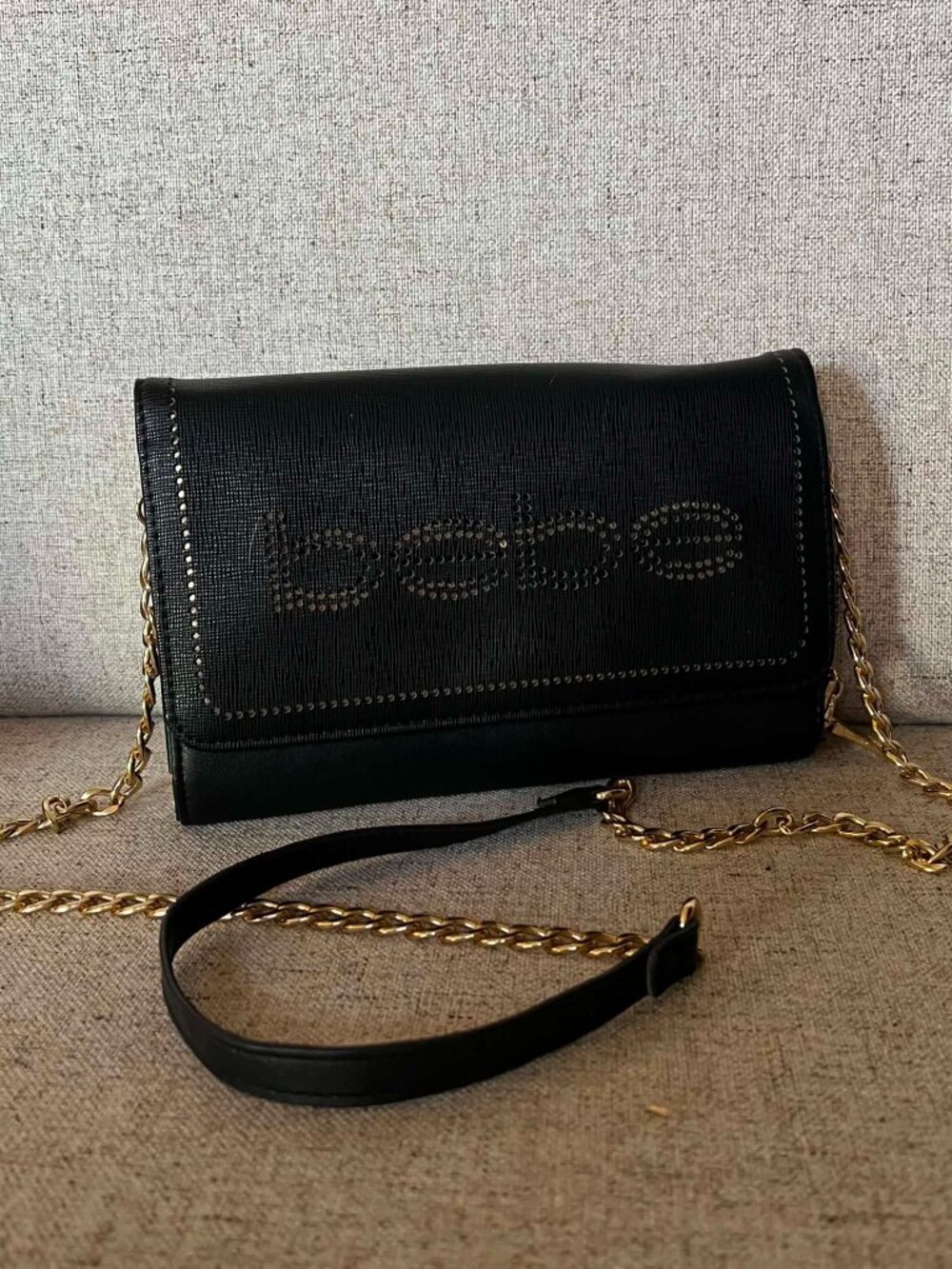 bebe Naomi Crossbody Purse Black